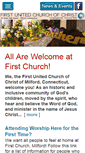 Mobile Screenshot of firstchurchofmilford.org